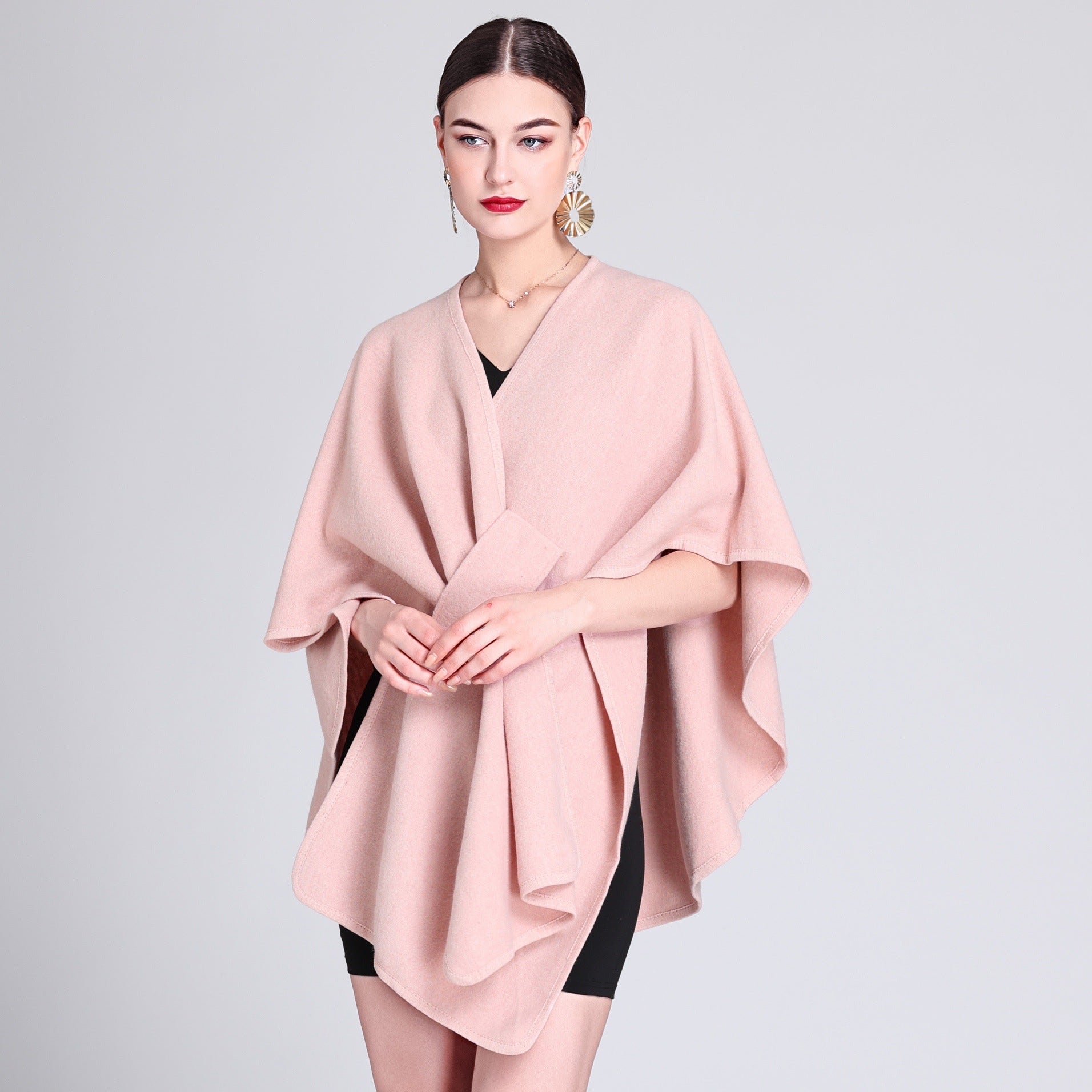 Marina™ | Caped Fleece Shawl — Final Edit