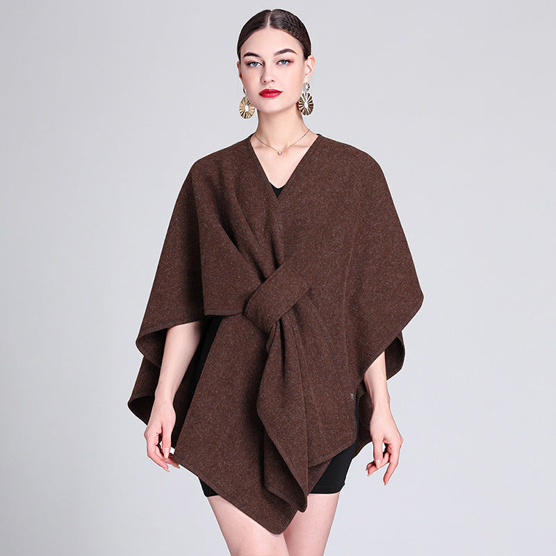 Marina™ | Caped Fleece Shawl — Final Edit