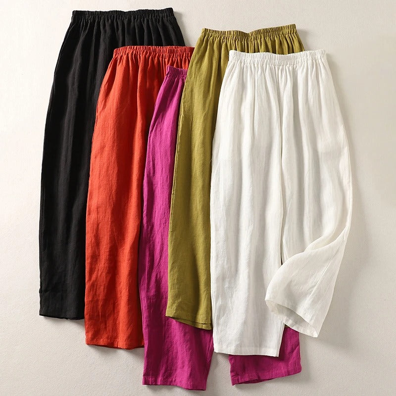 Amalia™ — Flowing Cotton & Linen Pants