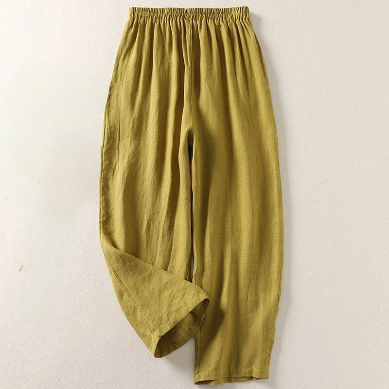 Amalia™ — Flowing Cotton & Linen Pants