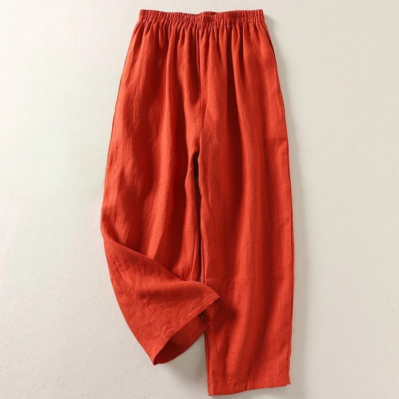 Amalia™ — Flowing Cotton & Linen Pants