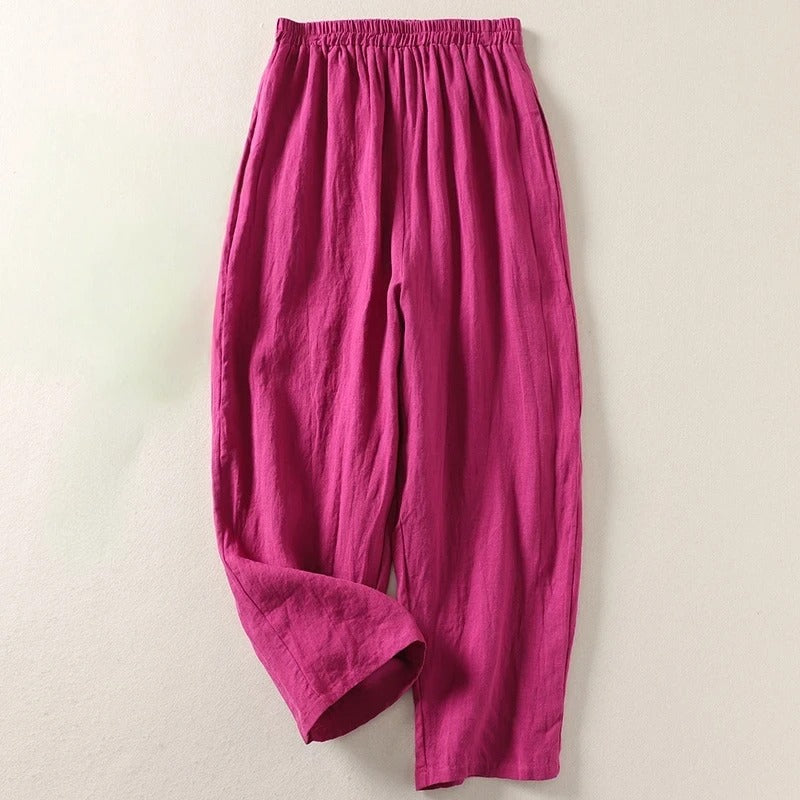 Amalia™ — Flowing Cotton & Linen Pants