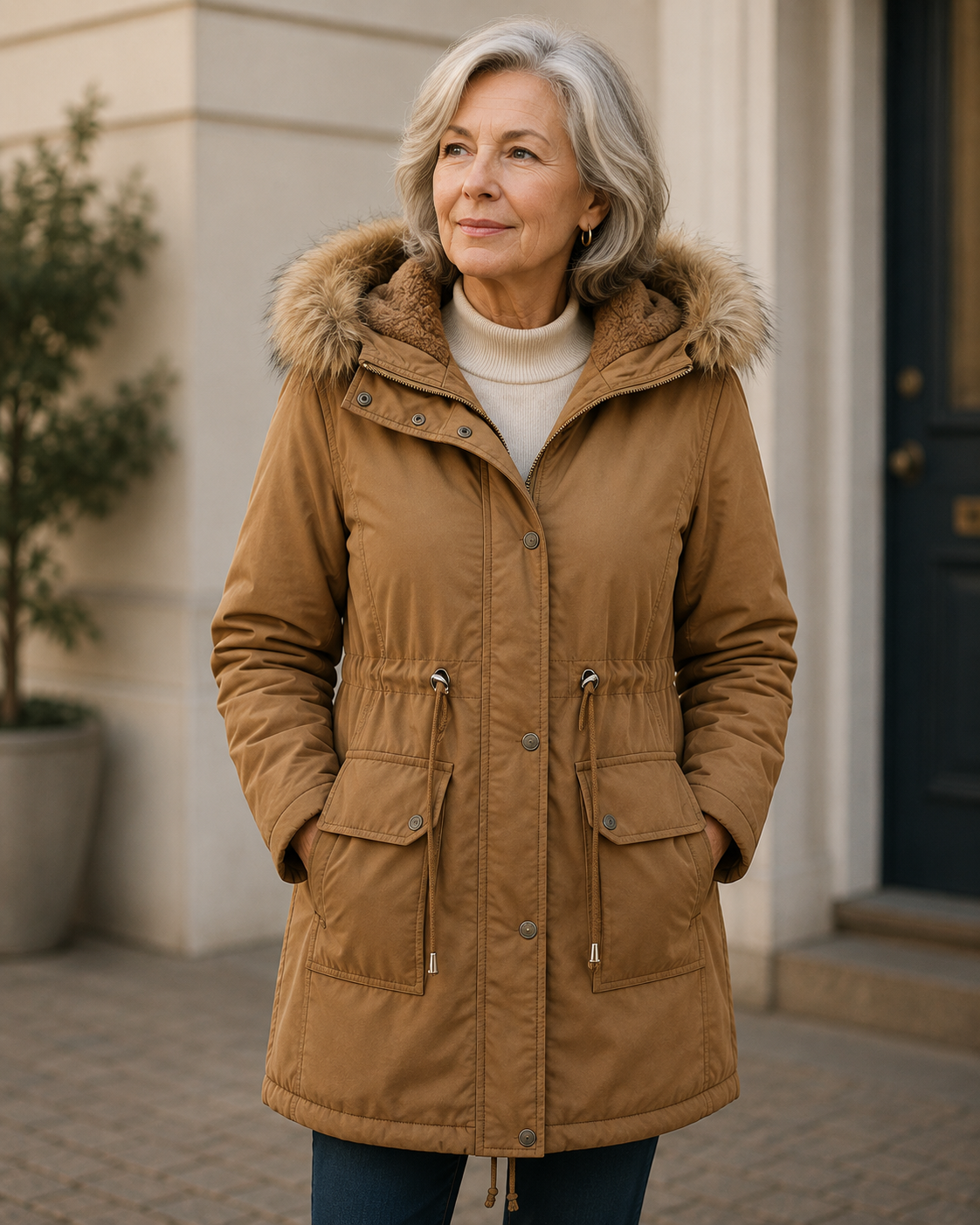 Margaret™ | Warm & Cosy Fur-Trimmed Parka