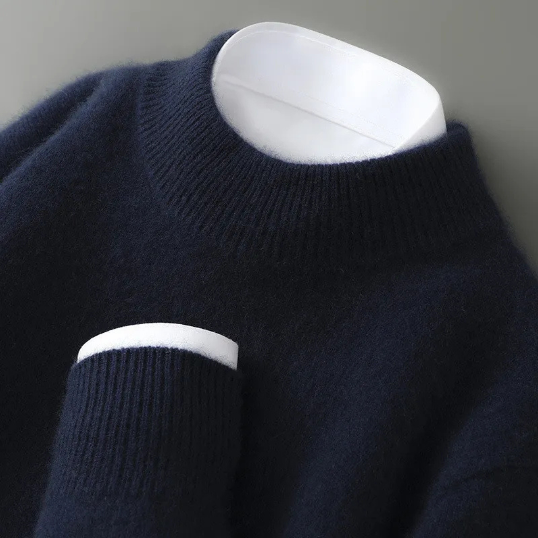 Olivia Mae™ | Cashmere Mock-Neck Jumper — Final Edit