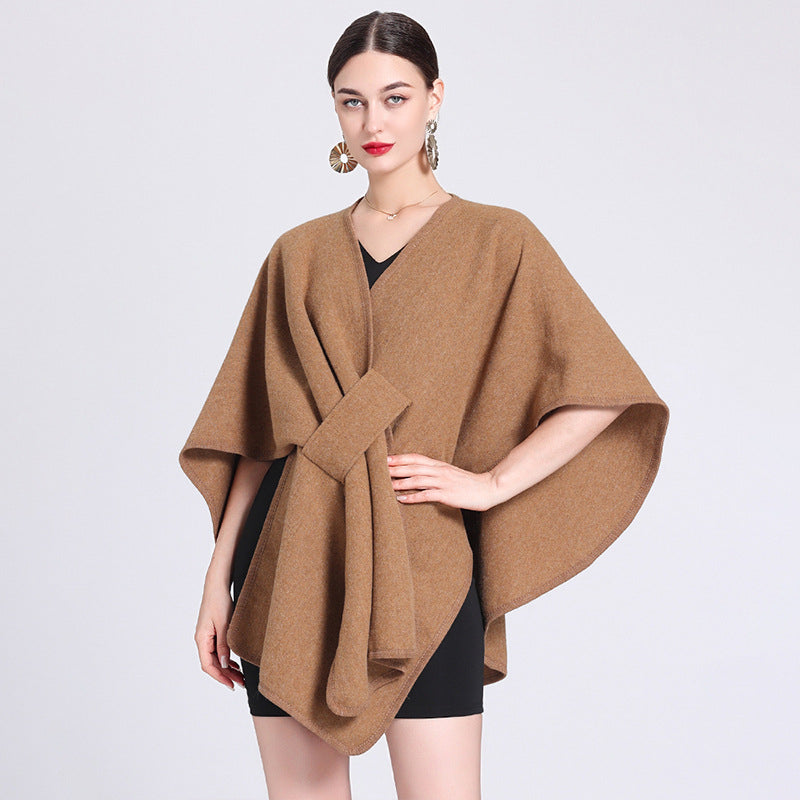Marina™ | Caped Fleece Shawl — Final Edit