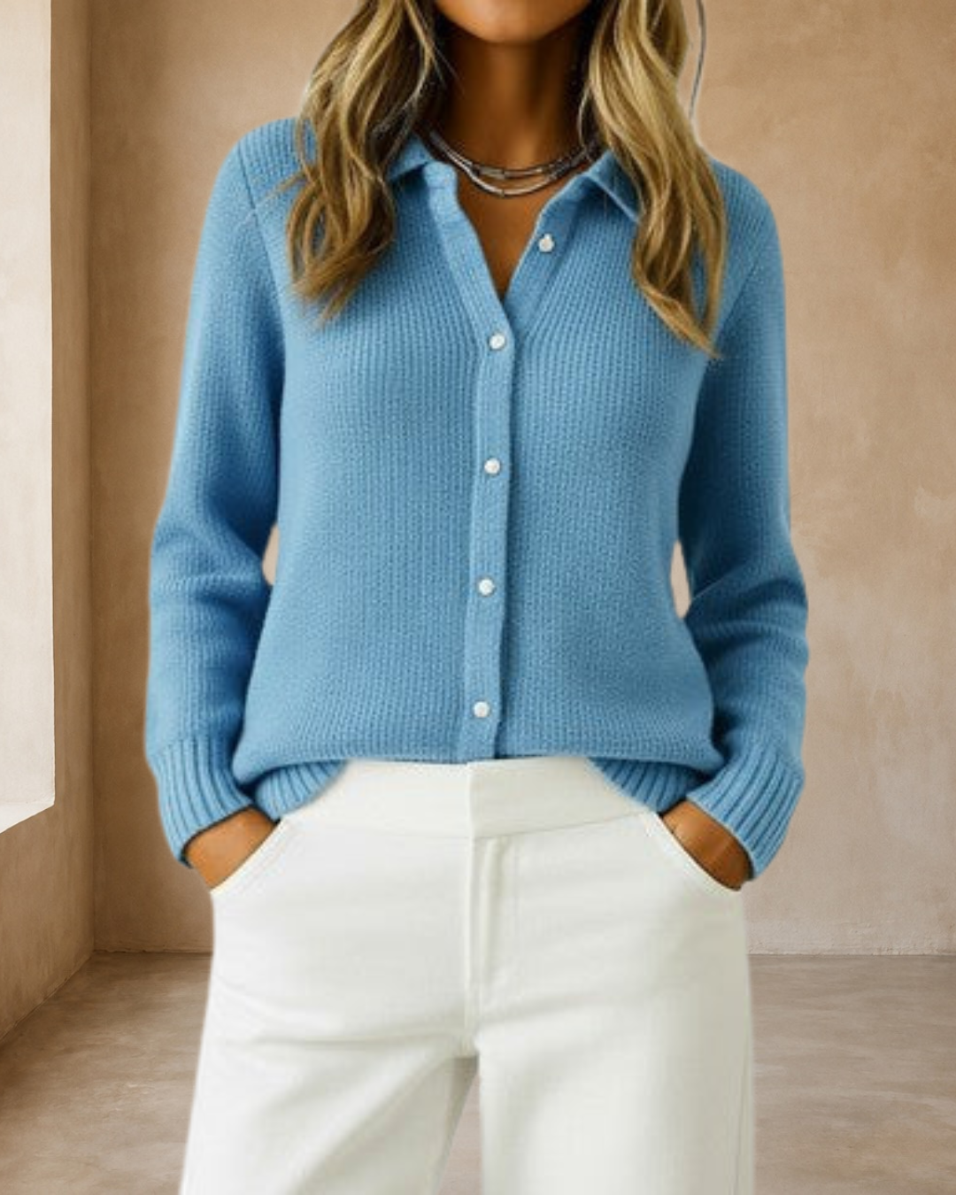 Audrey | Classic Knitted Button Cardigan