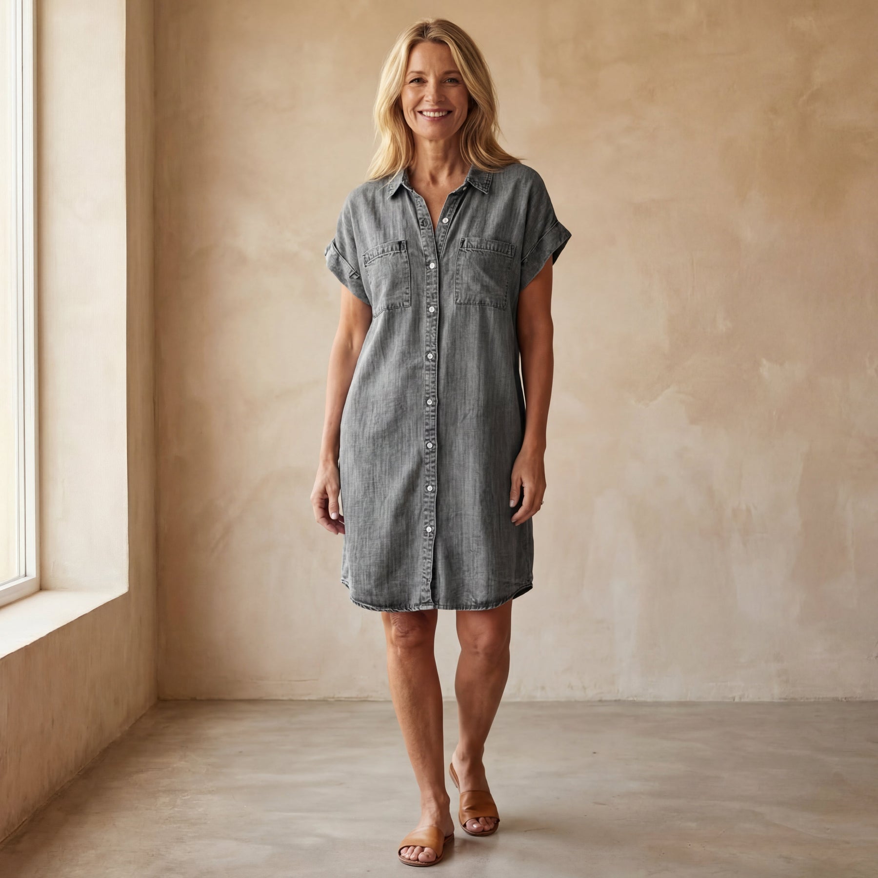 ELENORE - Denim Dress