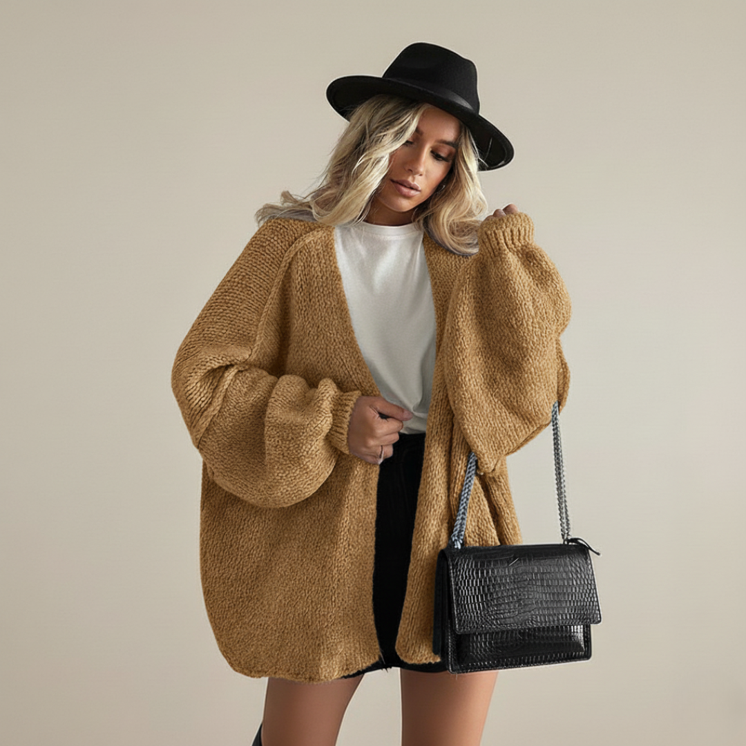 The Oversized Cardie™ | Relaxed Knit Cardigan — Final Edit