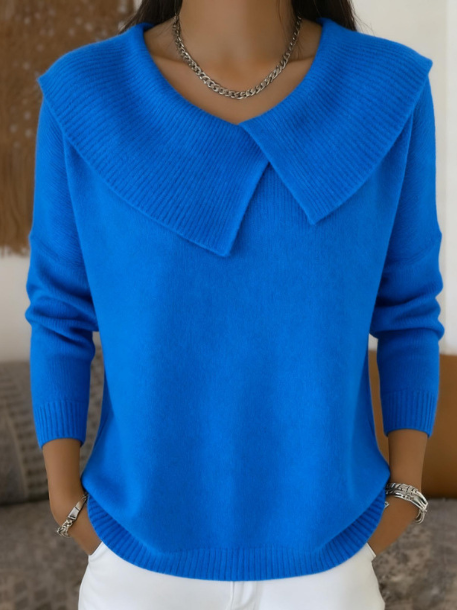 Victoria Madison™ | Warm Sweater with Soft Collar