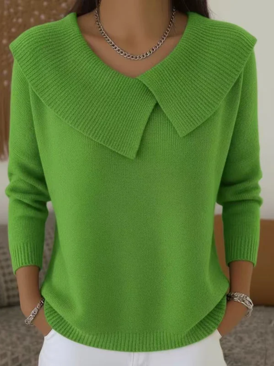 Victoria Madison™ | Warm Sweater with Soft Collar