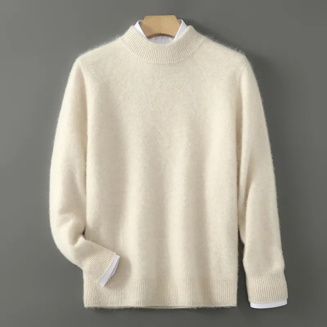 Olivia Mae™ | Cashmere Mock-Neck Jumper — Final Edit
