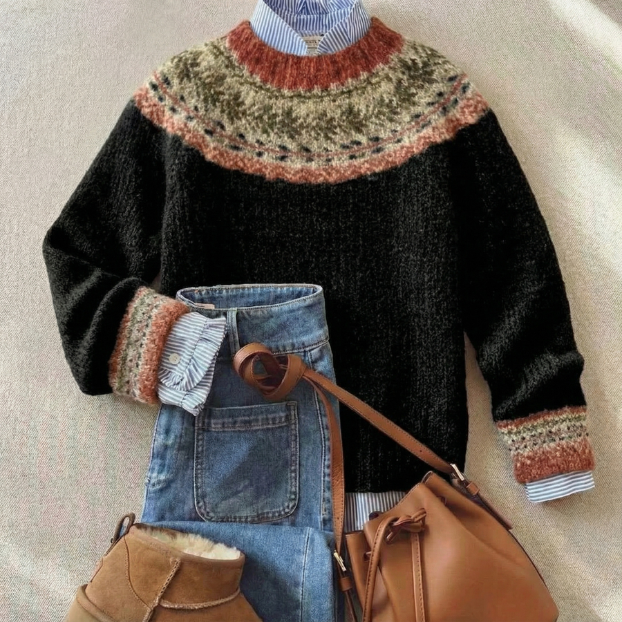 Joyce™ | Vintage Nordic Knit Jumper — Final Edit