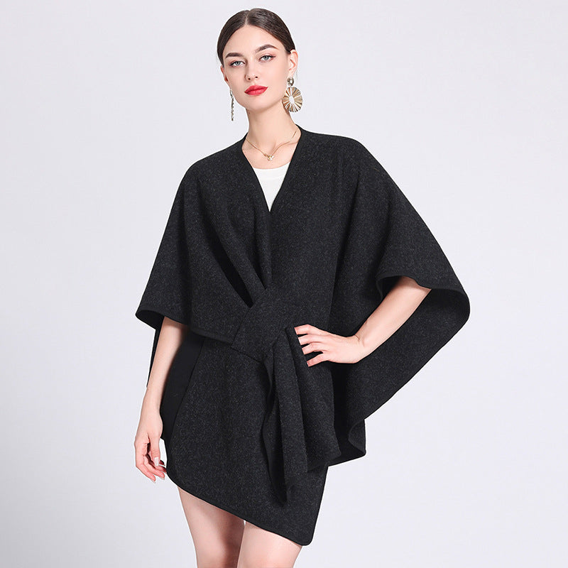Marina™ | Caped Fleece Shawl — Final Edit