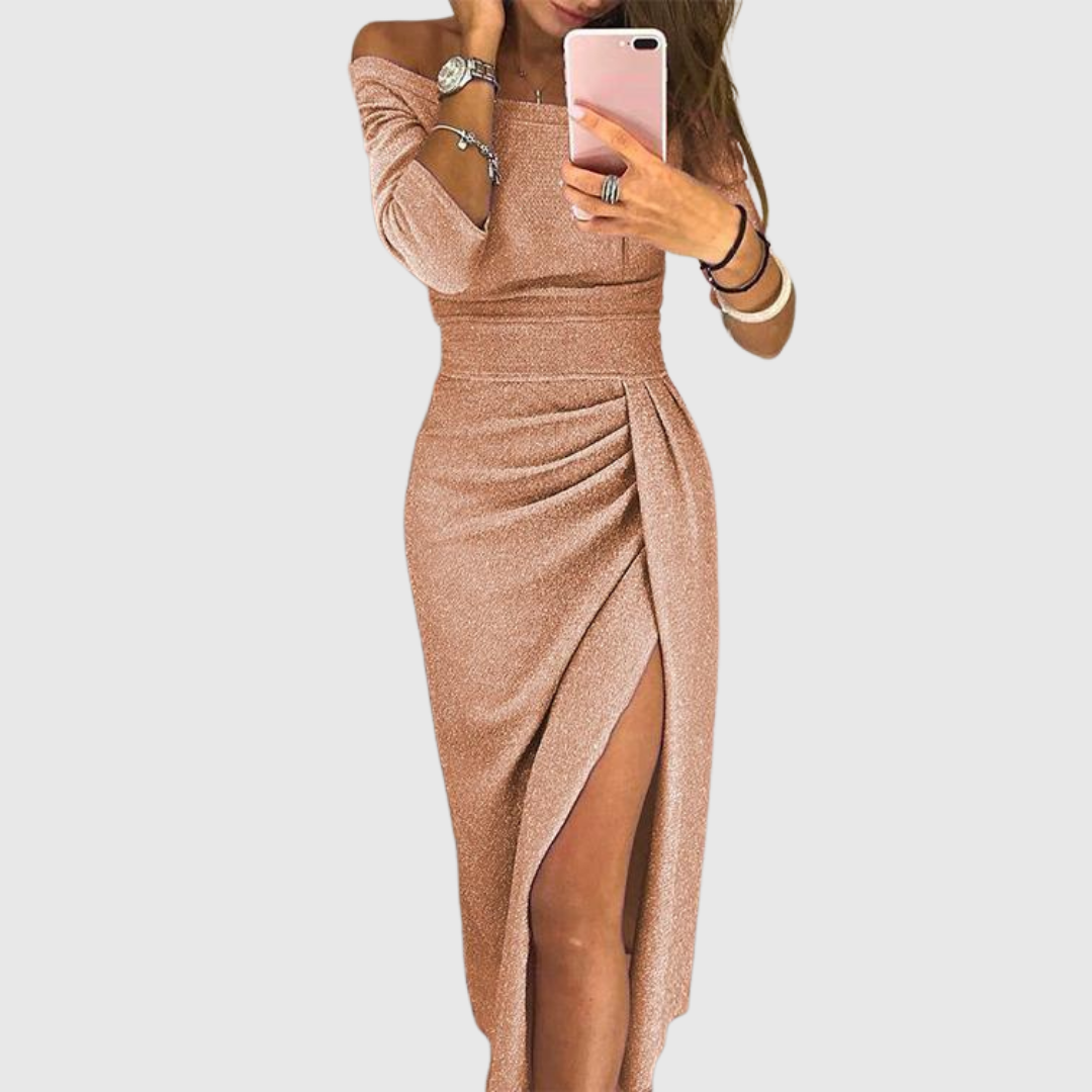 Violet & Grace - Eirian | Off-Shoulder Gala Dress
