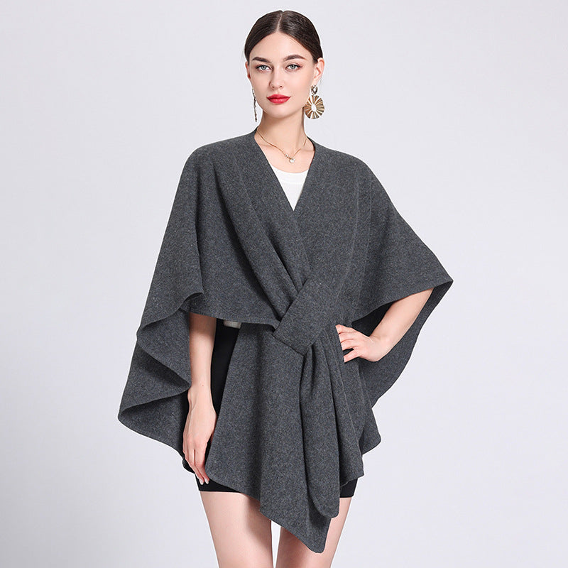 Marina™ | Caped Fleece Shawl — Final Edit