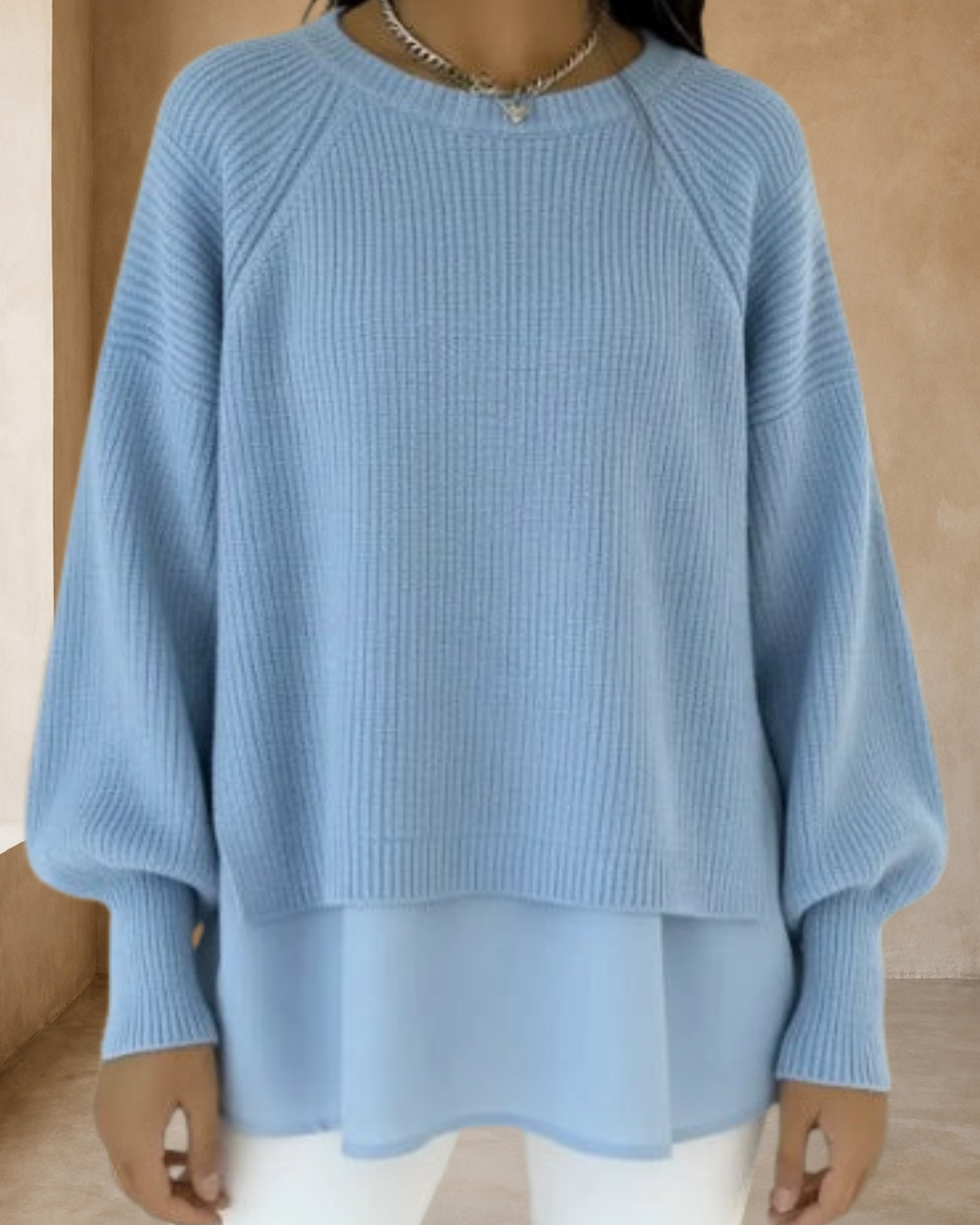 Adelyn | Layered Knit Sweater