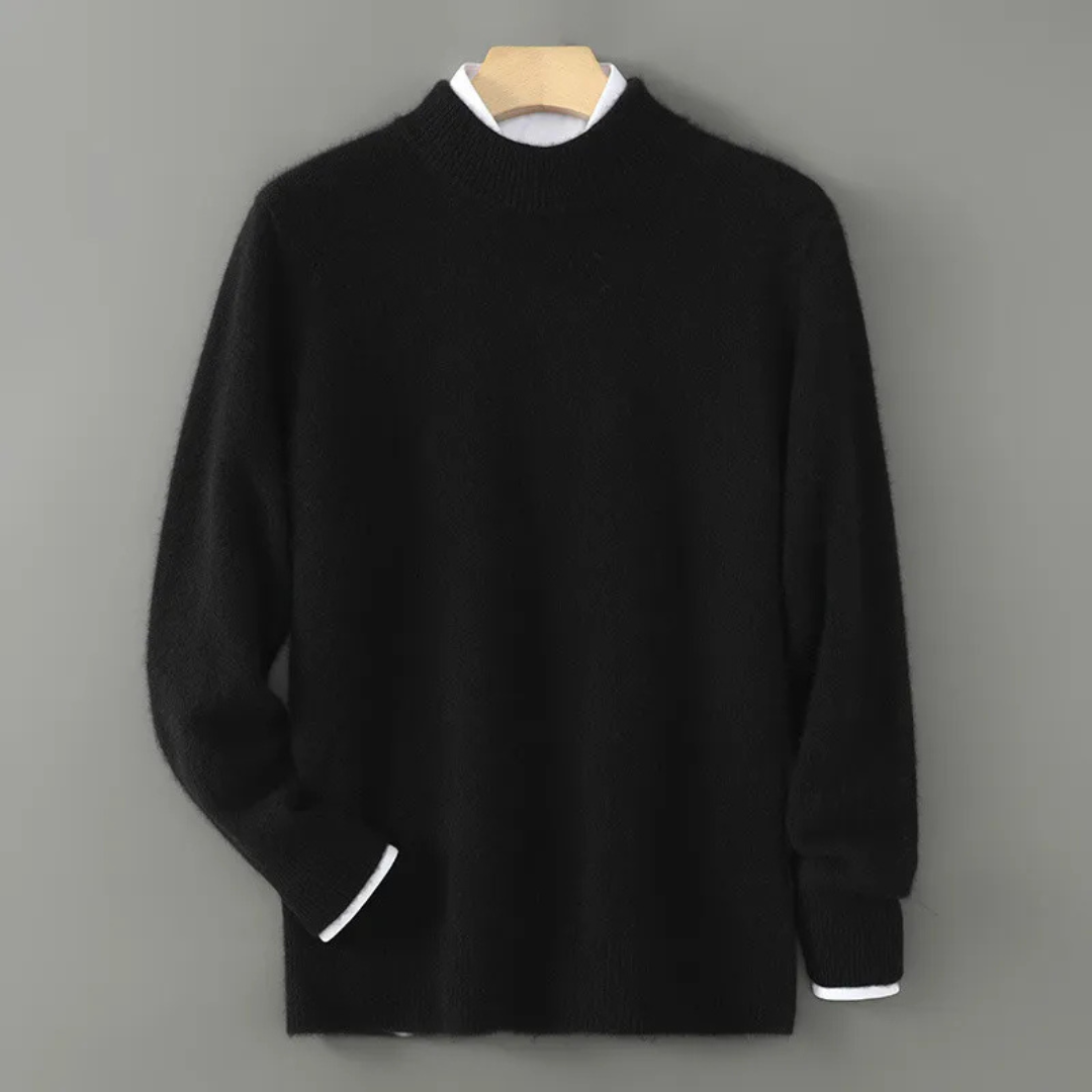 Olivia Mae™ | Cashmere Mock-Neck Jumper — Final Edit