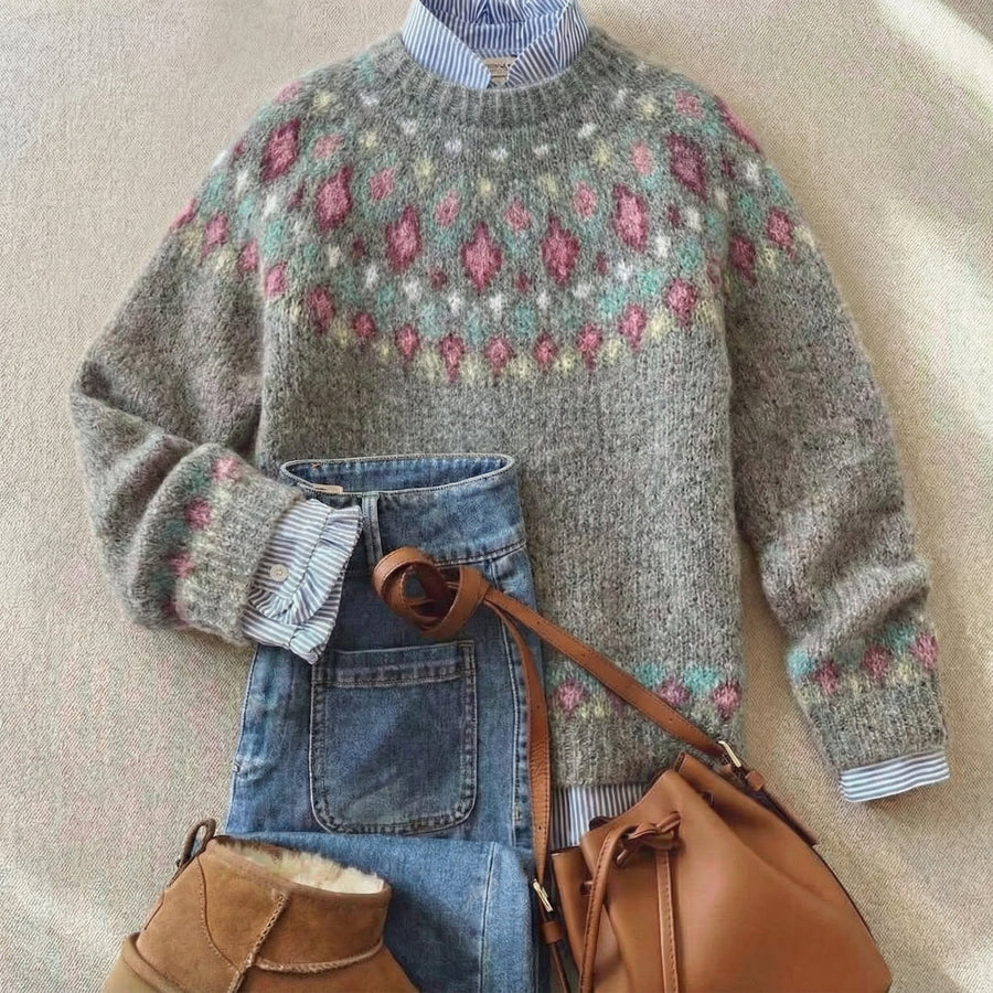 Joyce™ | Vintage Nordic Knit Jumper — Final Edit