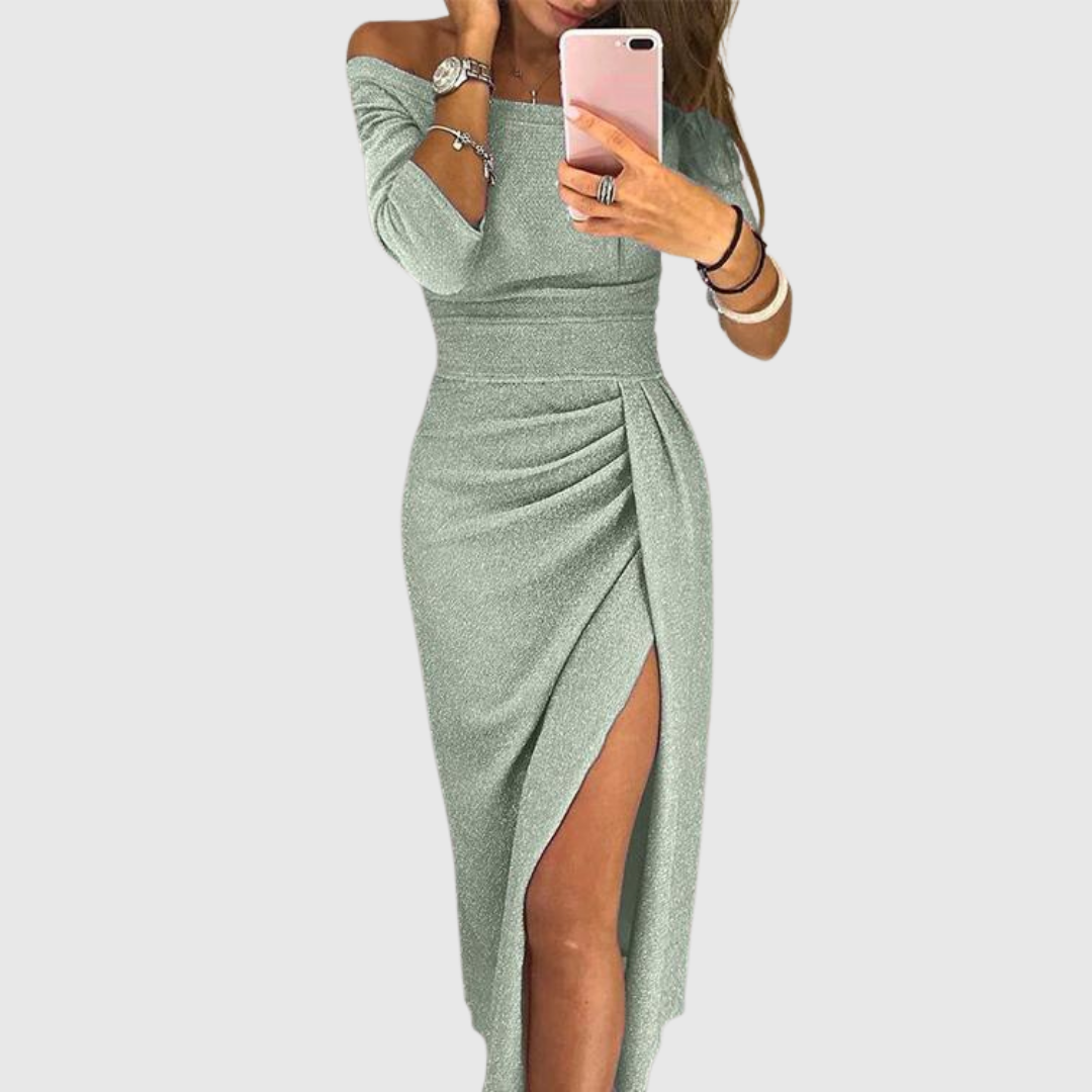 Violet & Grace - Eirian | Off-Shoulder Gala Dress
