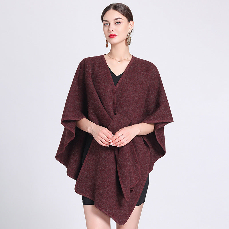 Marina™ | Caped Fleece Shawl — Final Edit
