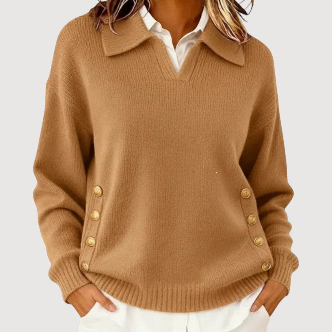 AIRA – BUTTON DETAIL JUMPER