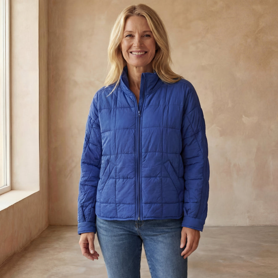 APARILA - Lightweight Compact Zip Puffer Jacket