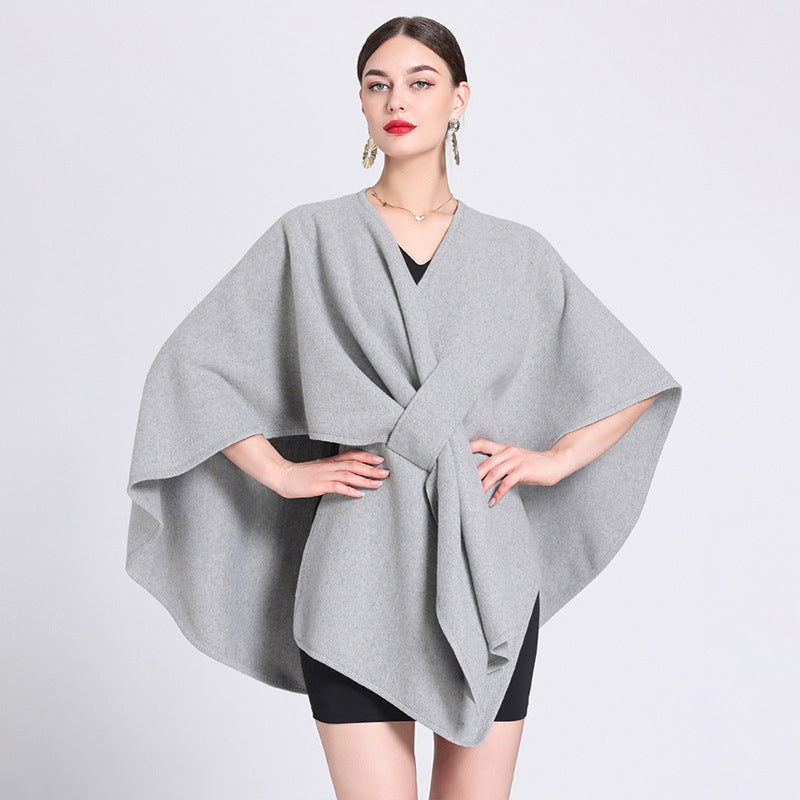 Marina™ | Caped Fleece Shawl — Final Edit