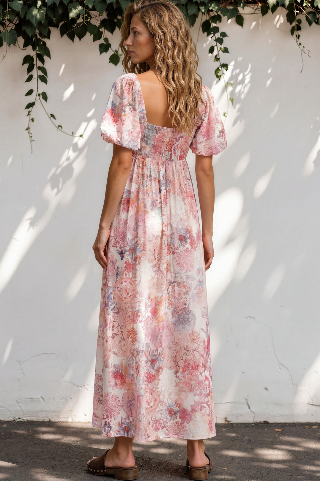 Ashby Maxi Dress - On or Off Shoulder A-Line Dress with Pockets in Alani Print