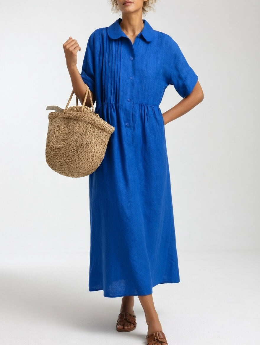 Lysandra™ — Effortless Summer Shirt Dress