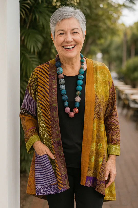 Astrid | Elegant Drape Cardigan