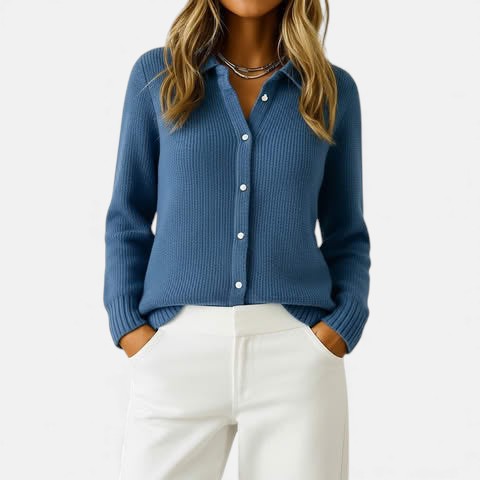 Audrey | Classic Knitted Button Cardigan