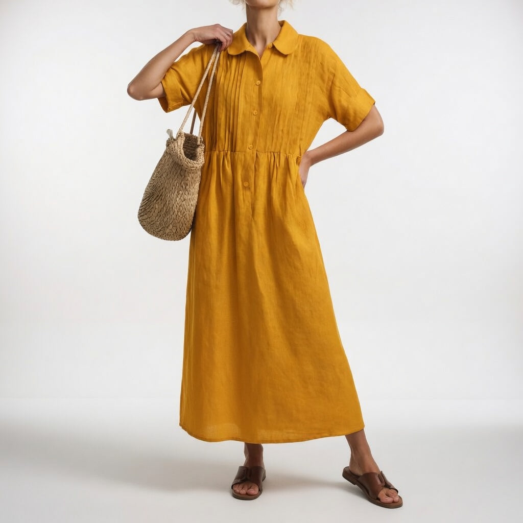Lysandra™ — Effortless Summer Shirt Dress