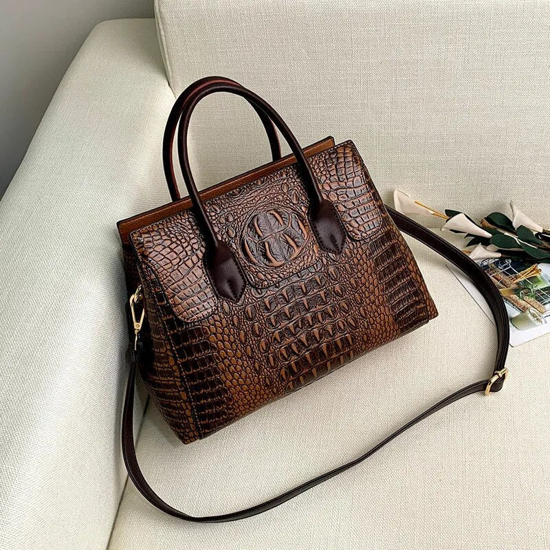 Luxury Crocodile Designer Handbag