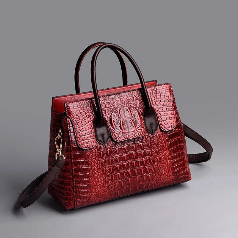 Luxury Crocodile Designer Handbag