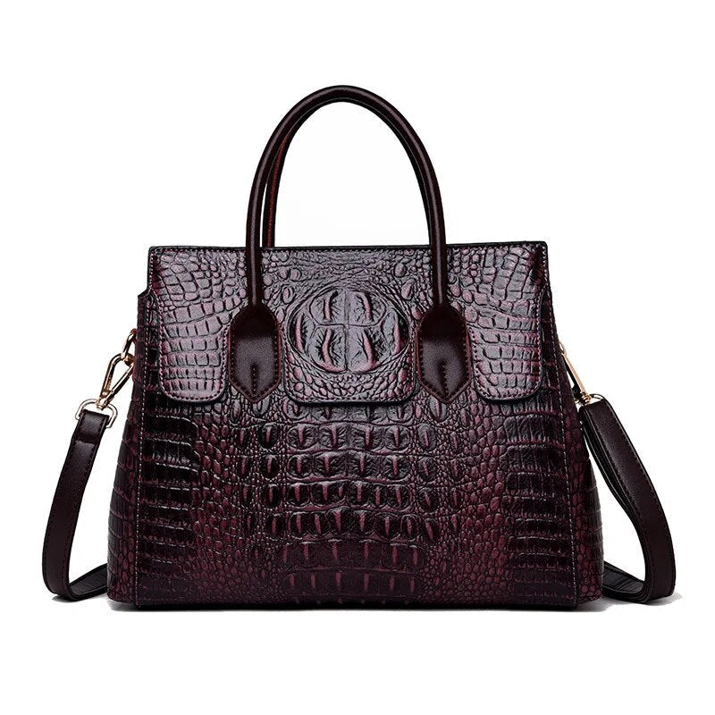 Luxury Crocodile Designer Handbag