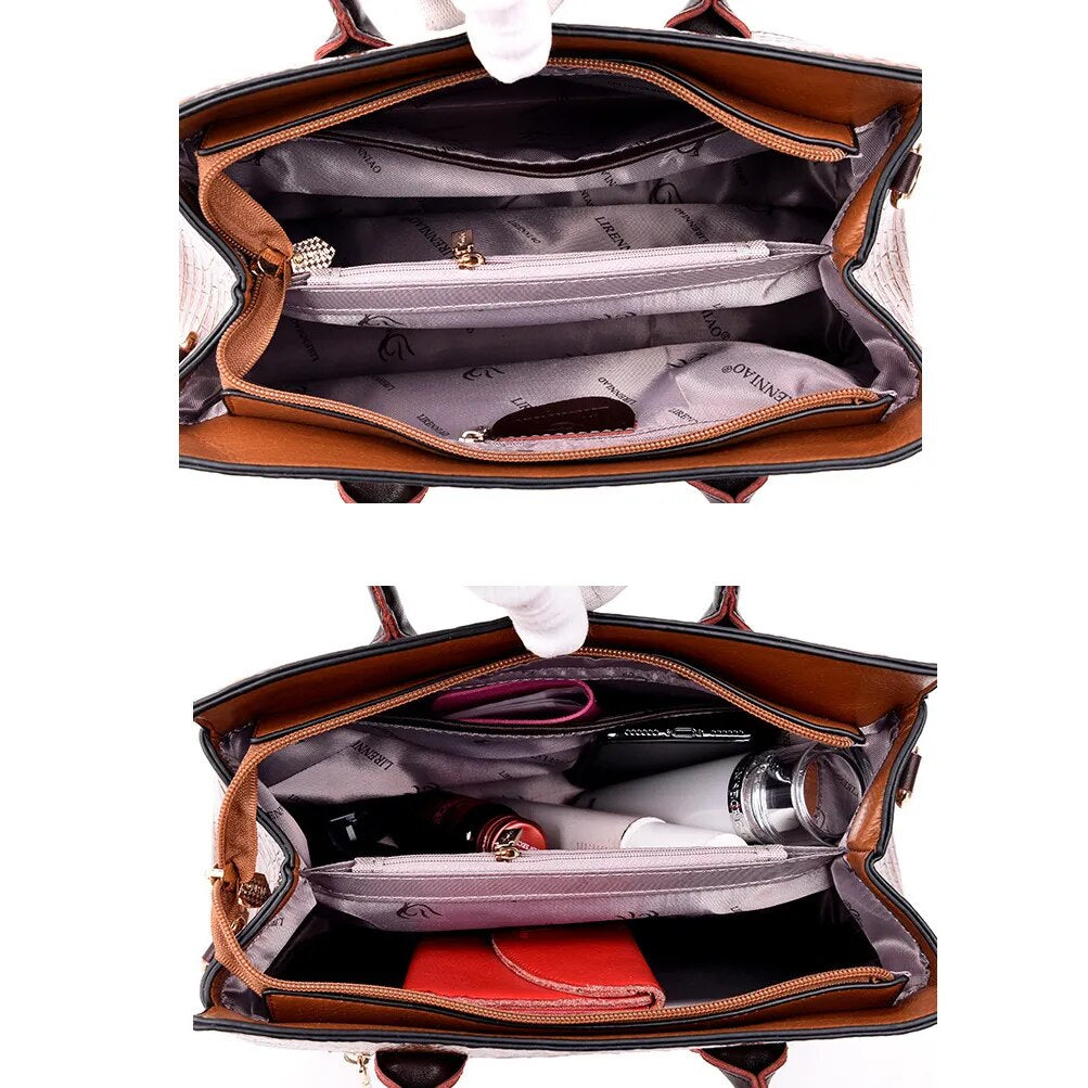 Luxury Crocodile Designer Handbag