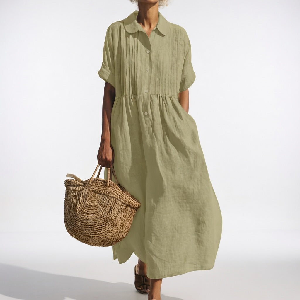 Lysandra™ — Effortless Summer Shirt Dress