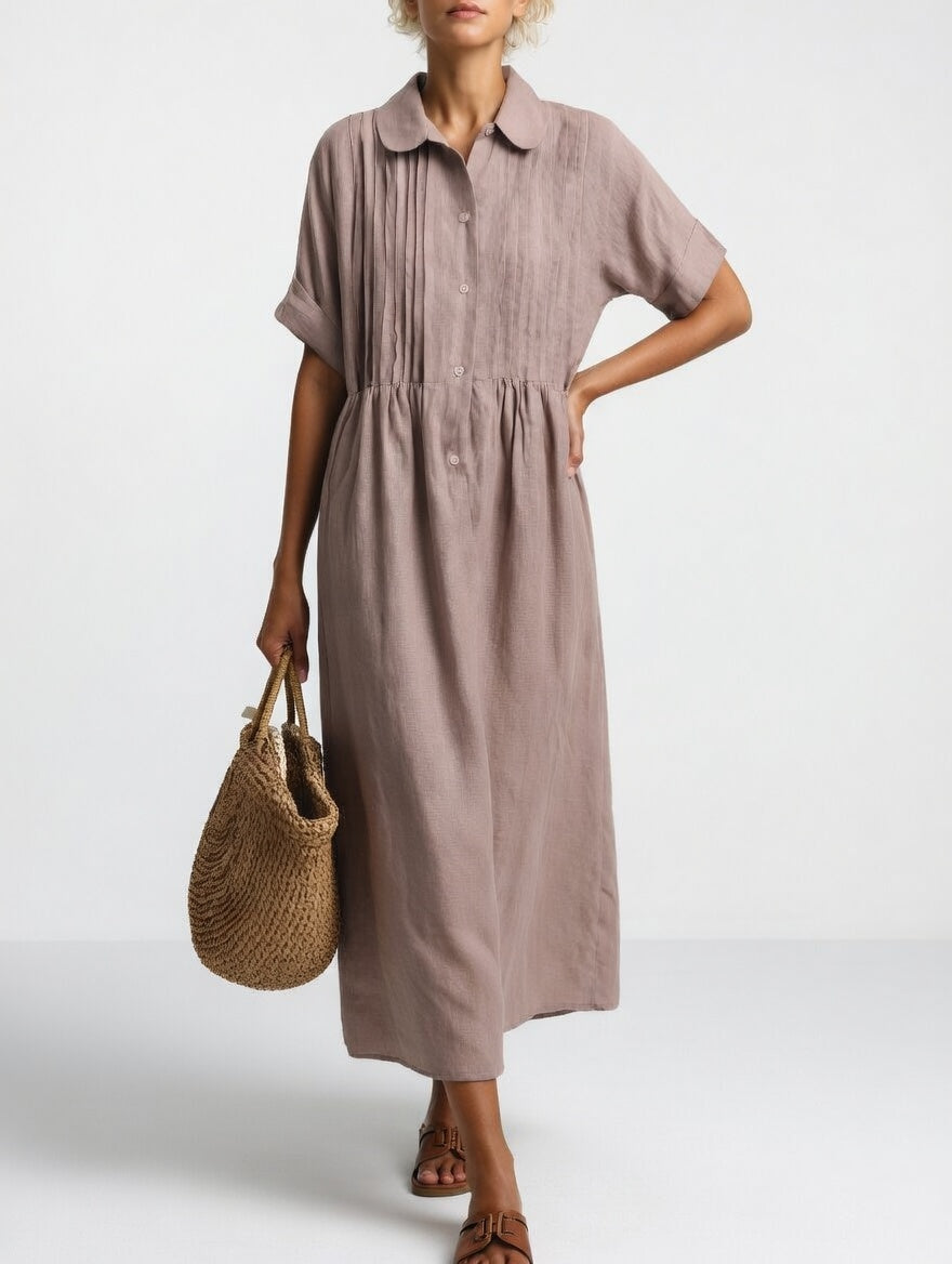 Lysandra™ — Effortless Summer Shirt Dress