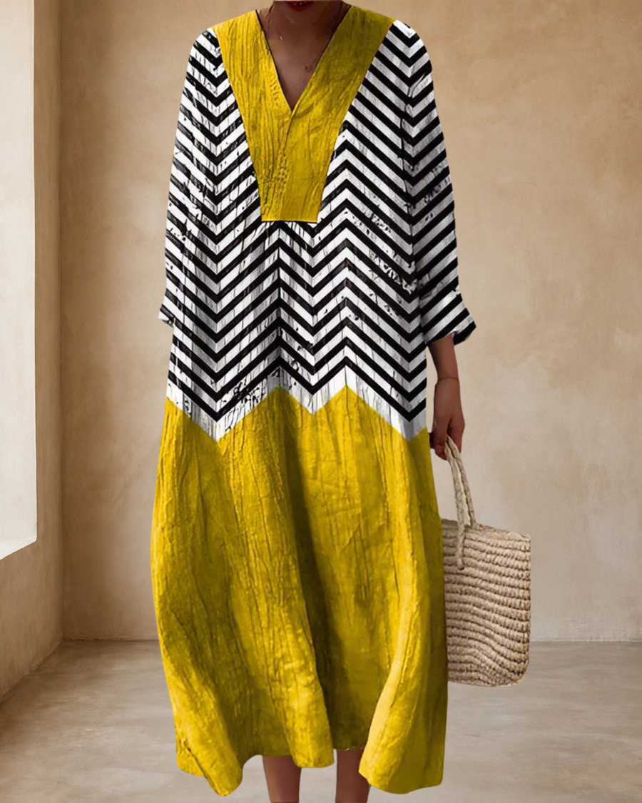 Julia™ | Elegant Geometric Dress