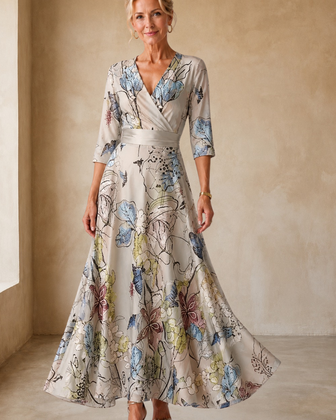 Ysa | Chic Dress with Floral Print
