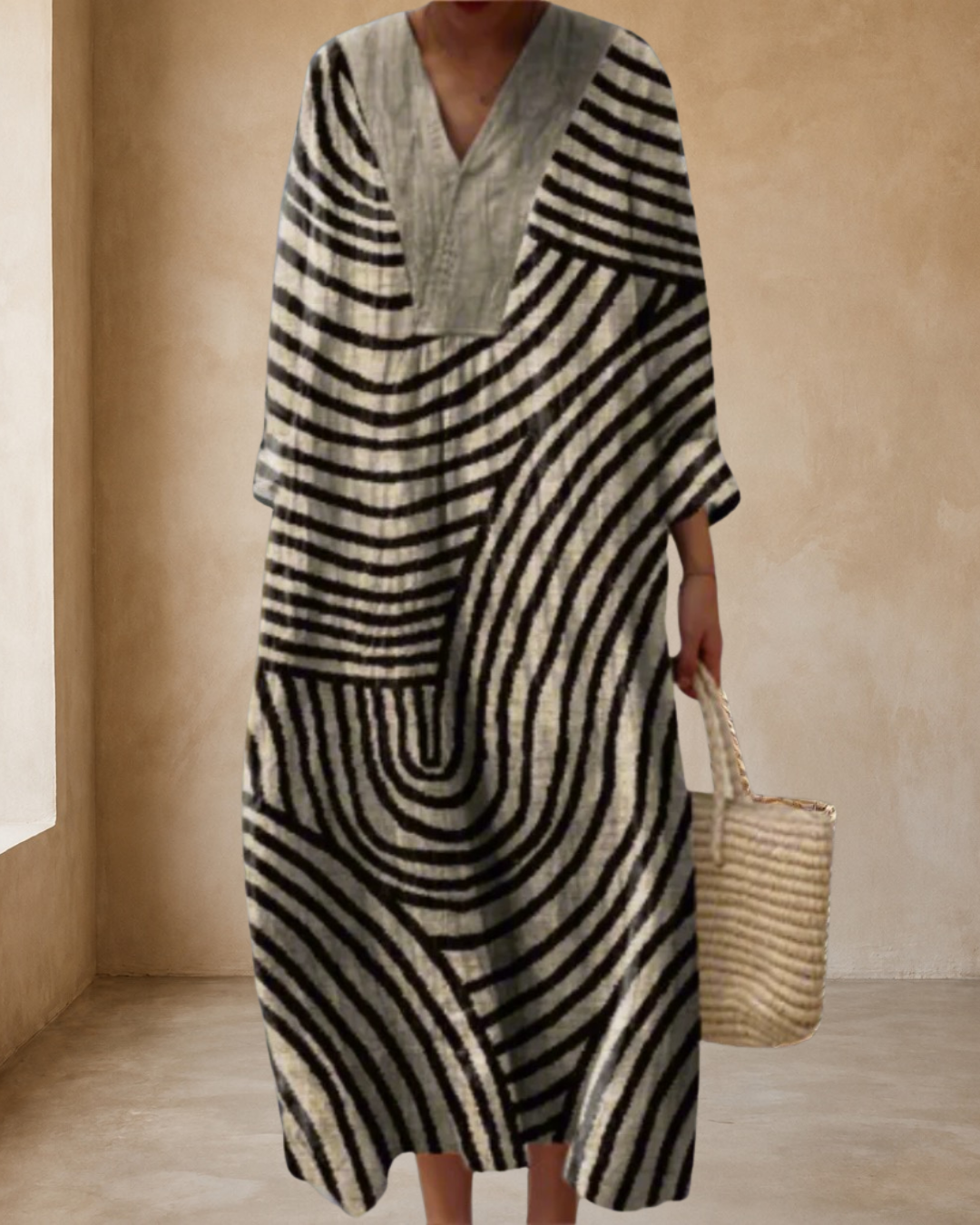 Abigail™ | Elegant Geometric Dress