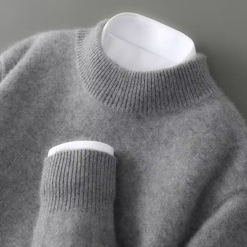 Olivia Mae™ | Cashmere Mock-Neck Jumper — Final Edit