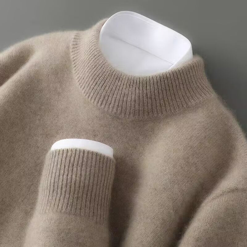 Olivia Mae™ | Cashmere Mock-Neck Jumper — Final Edit