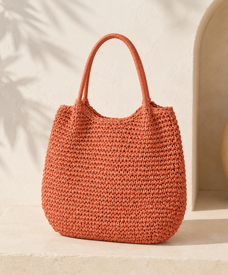 Melissa | Light Camel Woven Straw Crossbody Bag