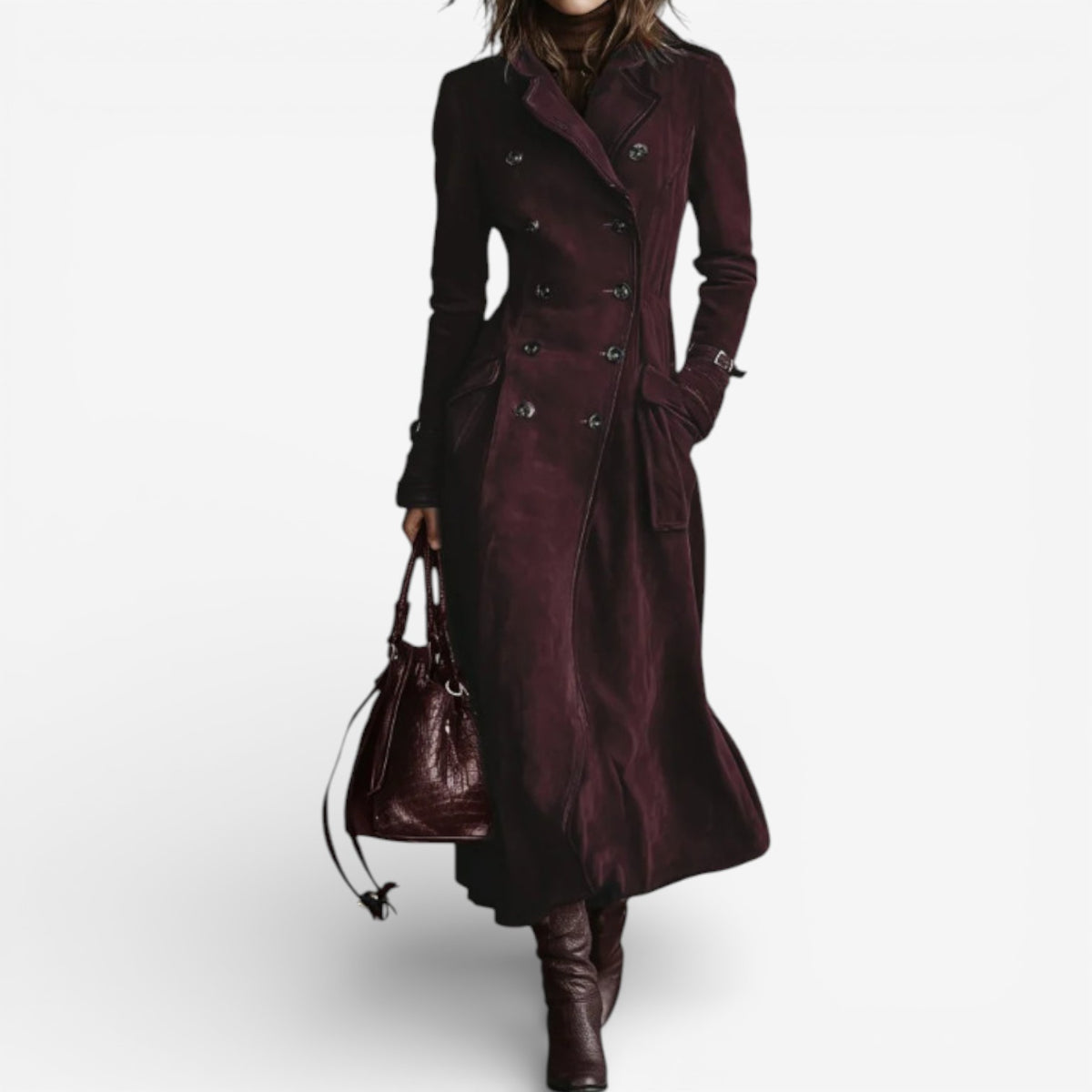 Israela™ Elegant Suede Coat