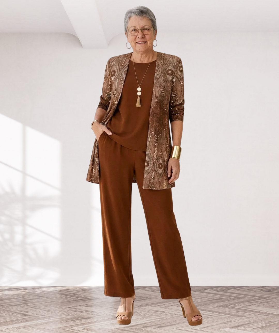 Leslie - Classic Elegance Three-Piece Set