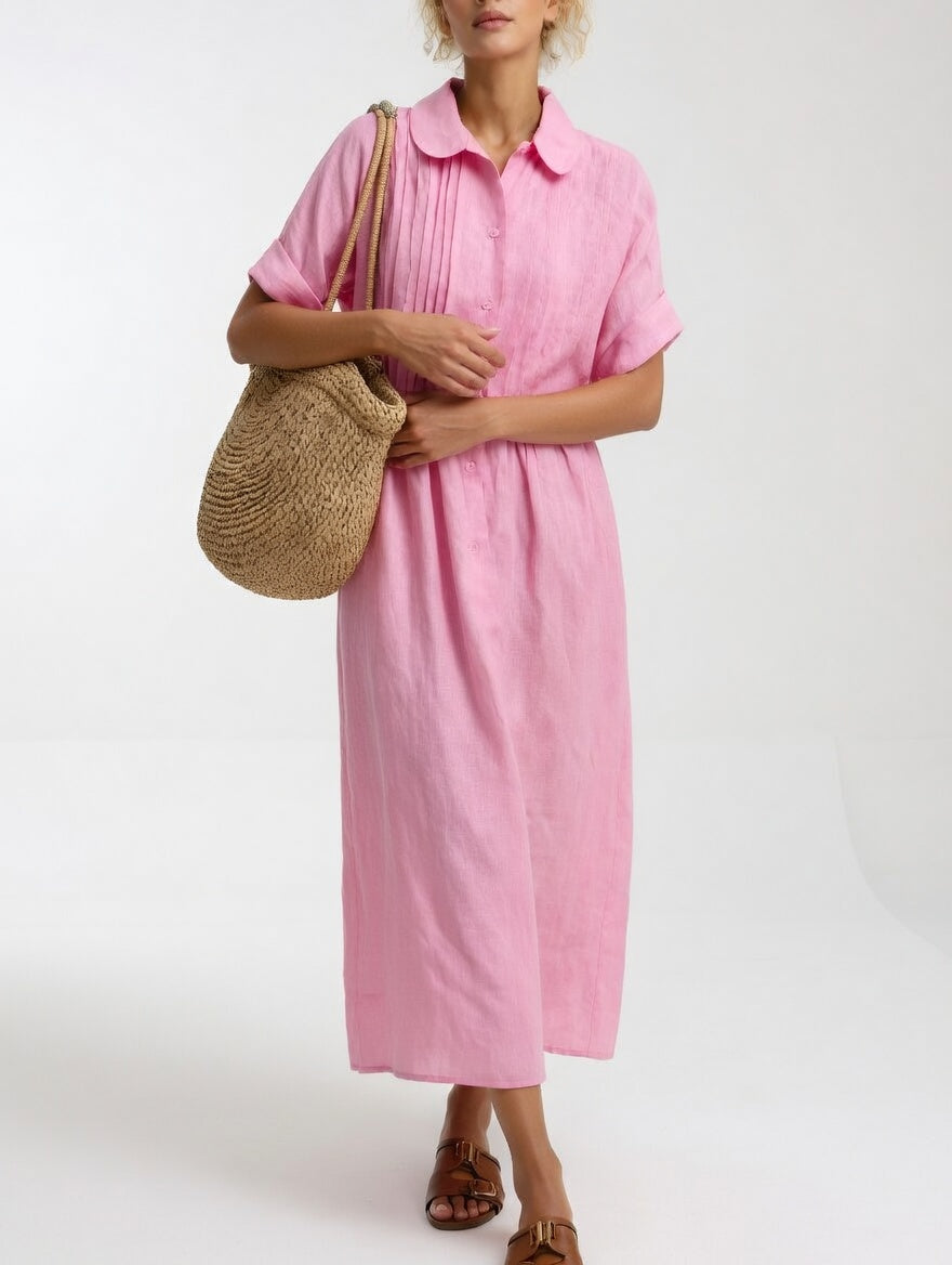 Lysandra™ — Effortless Summer Shirt Dress