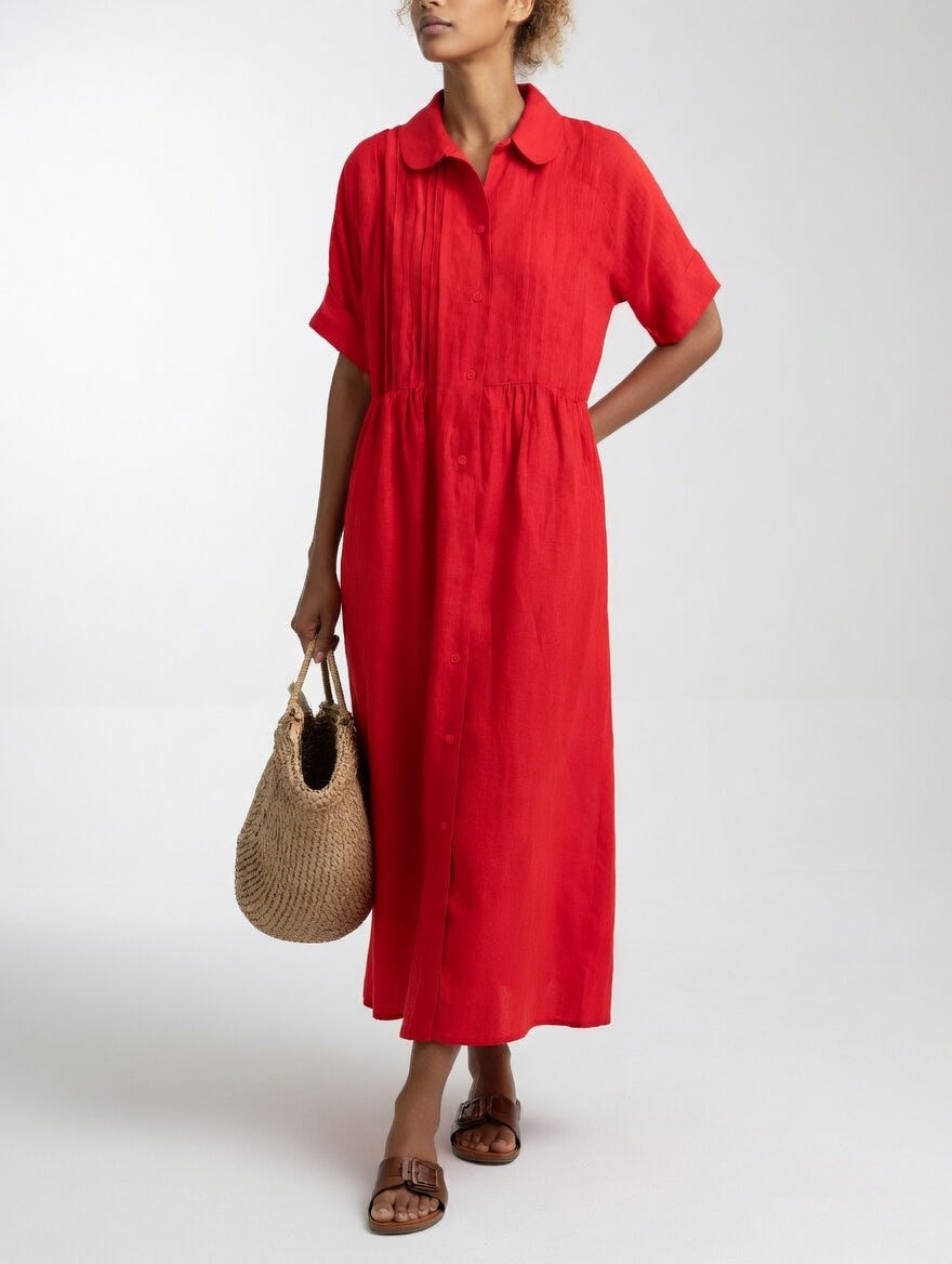 Lysandra™ — Effortless Summer Shirt Dress