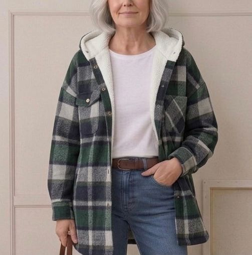 Piper™ | Hooded Flannel Shacket — Final Edit