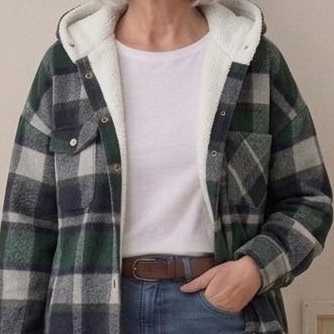 Piper™ | Hooded Flannel Shacket — Final Edit